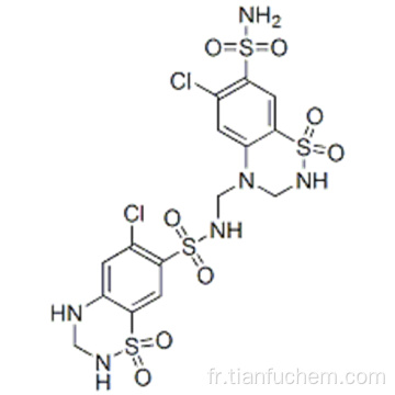 N - [[7- (Aminosulfonyl) -6-chloro-2,3-dihydro-1,1-dioxo-4H-1,2,4-benzothiadiazin-4-yl] méthyl] -6-chloro-3,4 -dihydro-2H-1,2,4-benzothiadiazine-7-sulfonamide 1,1-Dioxode CAS 402824-96-8